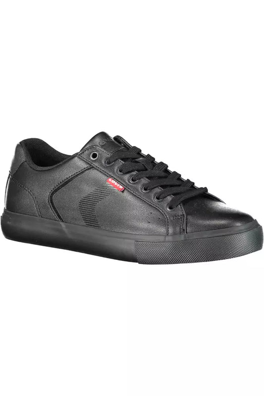 Black Polyethylene Men Sneaker