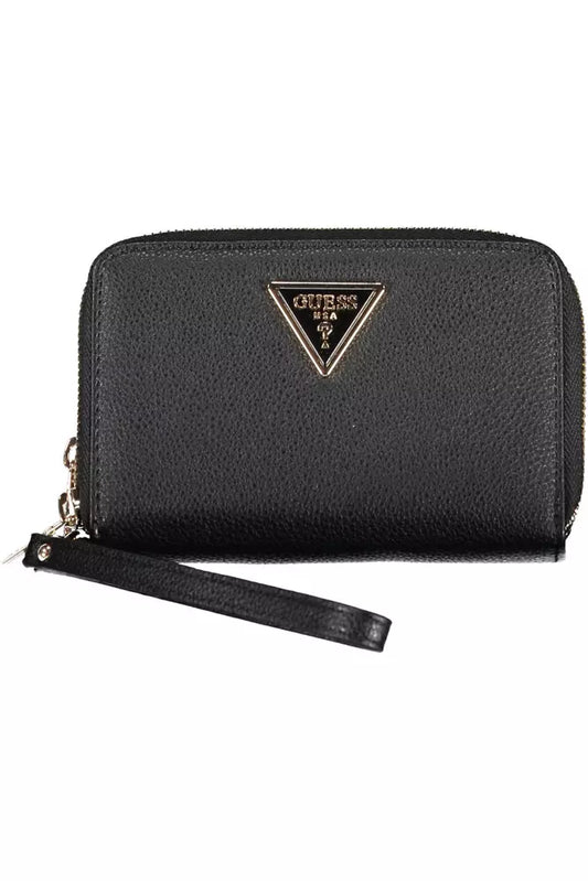 Black Polyethylene Women Wallet