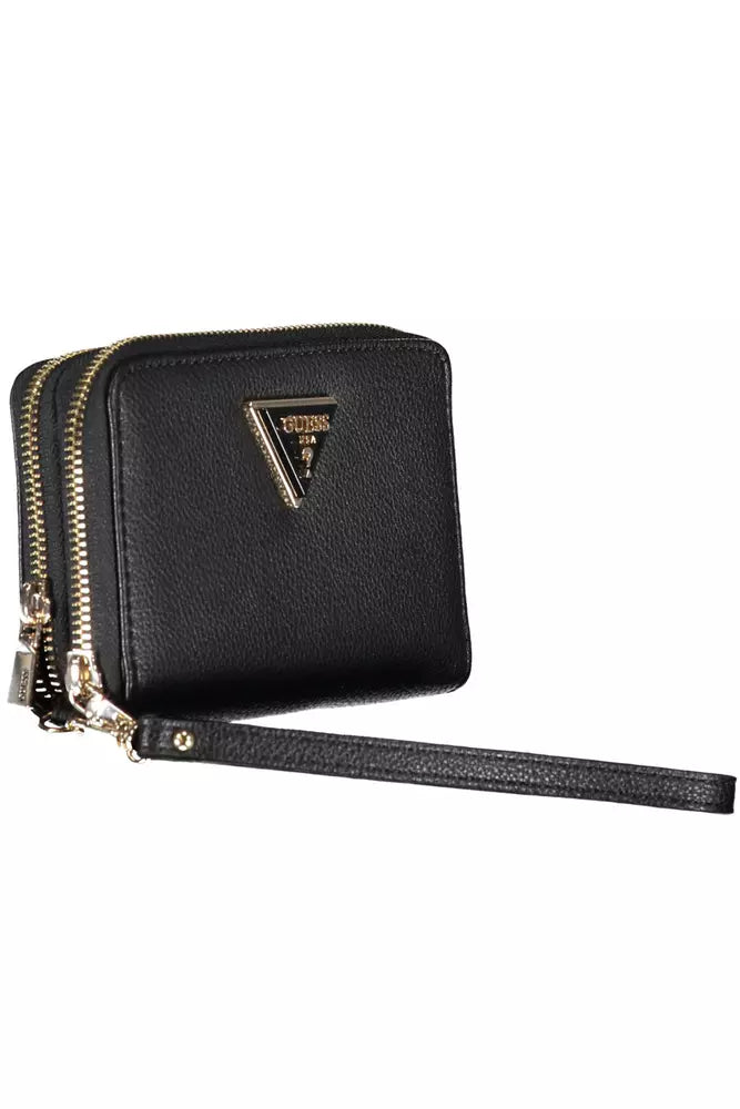 Black Polyethylene Women Wallet