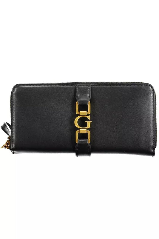 Black Polyethylene Women Wallet