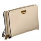 Beige Polyethylene Men Wallet