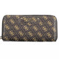 Brown Polyethylene Women Wallet