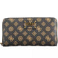 Brown Polyethylene Women Wallet