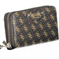 Brown Polyethylene Women Wallet