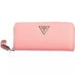 Pink Polyethylene Women Wallet
