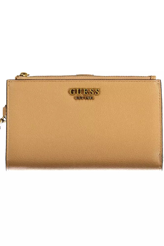 Brown Polyethylene Men Wallet
