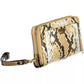 Beige Polyethylene Women Wallet