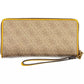Beige Polyethylene Women Wallet