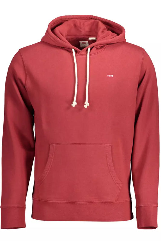 Red Cotton Men Sweater