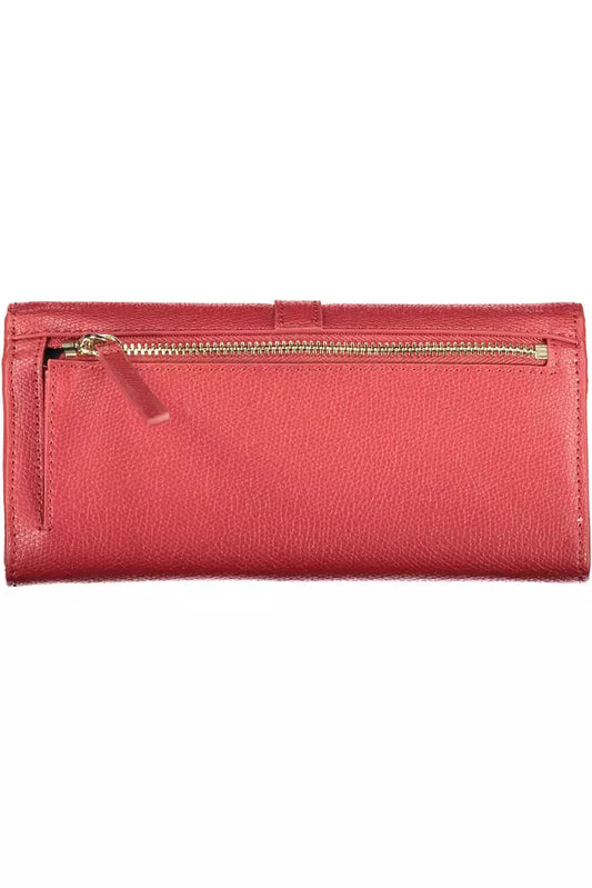 Pink Polyethylene Women Wallet