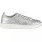 Silver Leather Women Sneaker