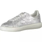 Silver Leather Women Sneaker