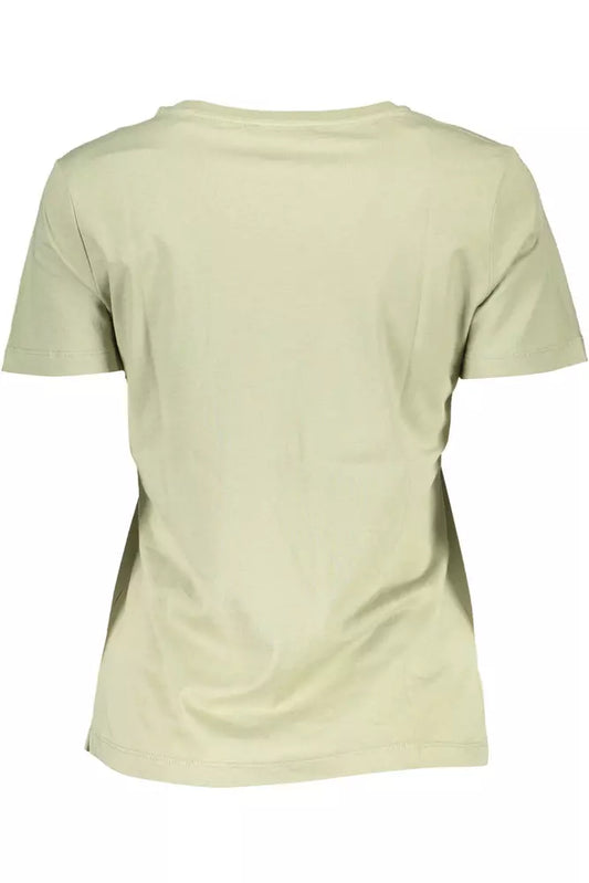 Green Cotton Women TShirt