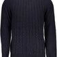 Blue Alpaca Men Sweater