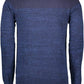 Blue Cotton Men Sweater