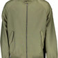 Green Polyester Men Jacket