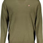 Green Wool Men Shirt