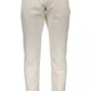 Beige Cotton Men Chino