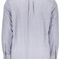 Blue Cotton Men Shirt