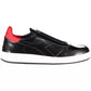 Black Leather Men Sneaker