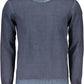 Blue Cotton Men Shirt