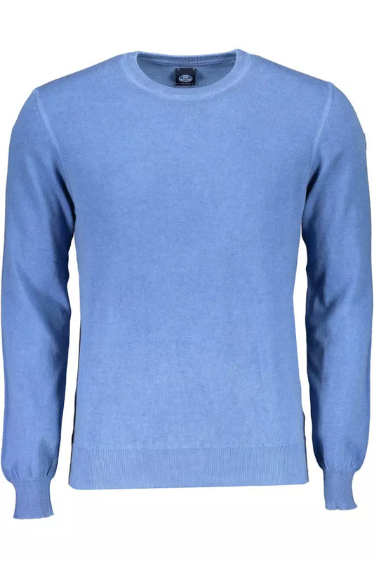 Blue Cotton Men Shirt