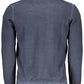 Blue Cotton Men Shirt