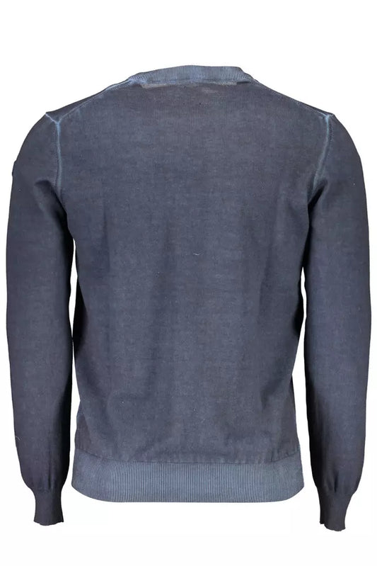 Blue Cotton Men Shirt
