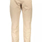 Beige Cotton Men Pant