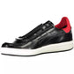 Black Leather Men Sneaker