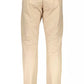 Beige Cotton Men Pant