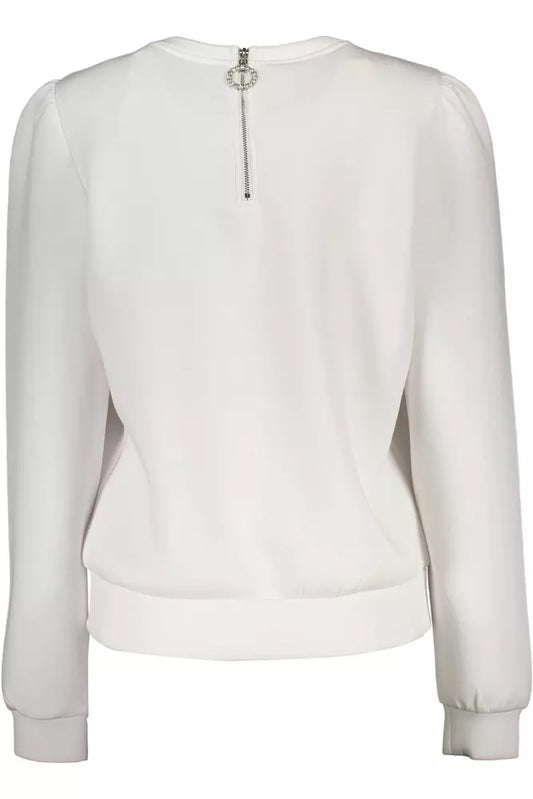 White Viscose Women Sweater