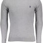 Gray Cotton Men Sweater