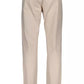 Beige Cotton Men Pants