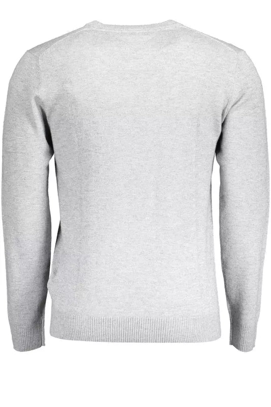 Gray Polyamide Men Sweater