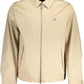 Beige Cotton Men Jacket