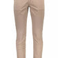 Beige Cotton Men Pants