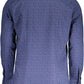 Blue Cotton Men Shirt