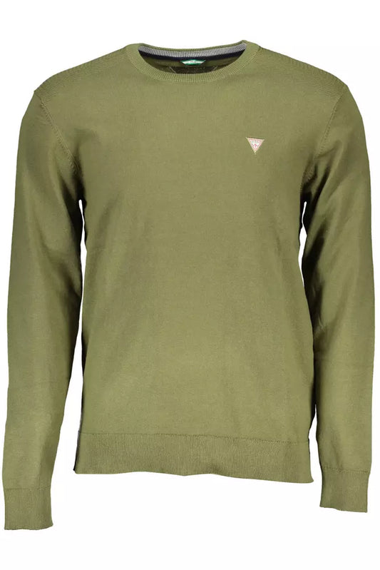 Green Cotton Men Shirt