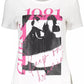 "White Cotton Women T-Shirt"