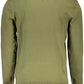 Green Cotton Men Shirt