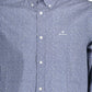 Blue Cotton Men Shirt