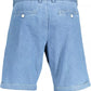 Light Blue Cotton Men Bermuda