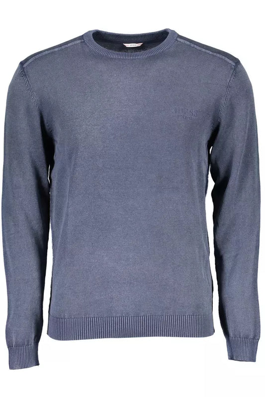 Blue Cotton Men Shirt