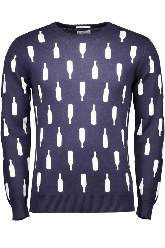Blue Cotton Men Shirt