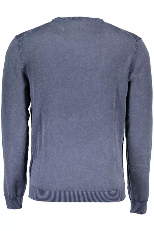 Blue Cotton Men Shirt