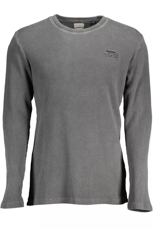 Gray Cotton Men Shirt
