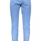Light Blue Cotton Men Pants