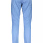 Light Blue Cotton Men Pants
