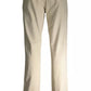 Beige Cotton Men Pant